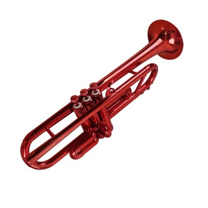 Tromba Plastic Trumpet Metallic Red